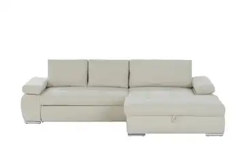 smart Ecksofa Ibby Boucléstoff rechts Beige