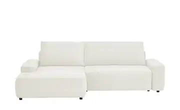uno Ecksofa mit Schlaffunktion Bouli Cremeweiß links