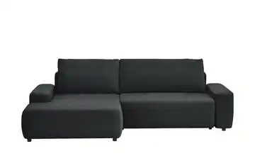 uno Ecksofa mit Schlaffunktion Bouli Schwarz links