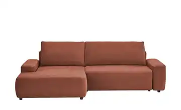 uno Ecksofa mit Schlaffunktion Bouli Rotbraun links