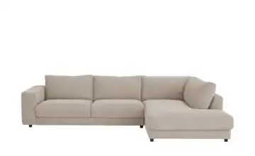 Jette Home Ecksofa Cord Sila Sand Feincord rechts