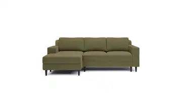 Selsey Ecksofa Nalika Olivgrün links