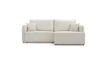 Selsey Ecksofa mit Schlaffunktion Kasssian rechts Creme