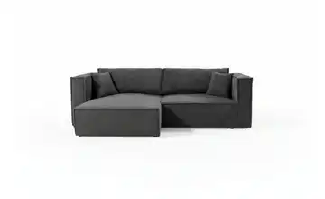 Ecksofa mit Schlaffunktion Keymon Dunkelgrau