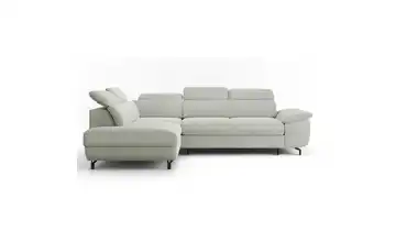 Selsey Ecksofa mit Schlaffunktion Lambo links Grau