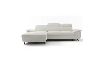Selsey Ecksofa mit Schlaffunktion Lambo Creme links