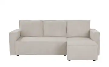 uno Ecksofa mit Schlaffunktion Cleo Beige