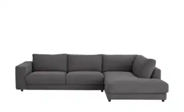 Jette Home Ecksofa Cord Sila Anthrazit Feincord rechts