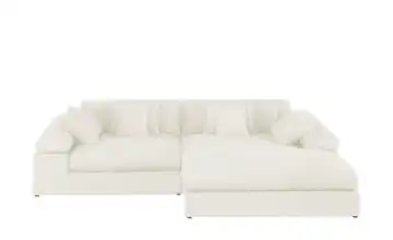 smart Ecksofa Lianea rechts Creme Boucléstoff