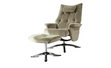 Relaxsessel mit Hocker Betsy Braun