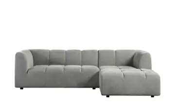 Ecksofa in moderner Bubble Optik Vilda Grau