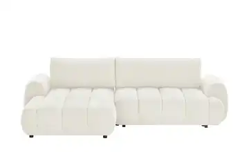 uno Ecksofa mit Schlaffunktion Passo links Creme