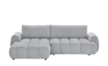 uno Ecksofa mit Schlaffunktion Passo links Hellgrau