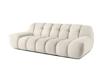 KONSIMO Polstermöbel 3er-Set Weiß