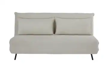 Schlafsofa Avilena 165 cm Cordstoff Beige