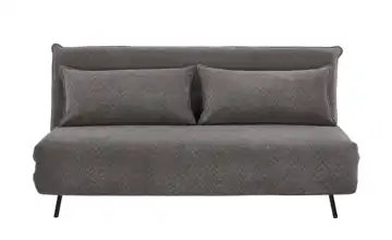 Schlafsofa Avilena 165 cm Webstoff Grau
