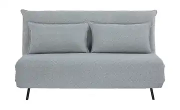 Schlafsofa Avilena 145 cm Webstoff Blau