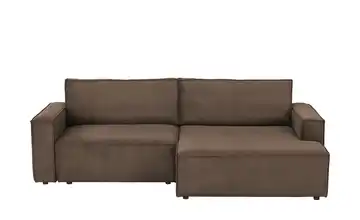 Ecksofa mit Schlaffunktion Capri rechts Braun
