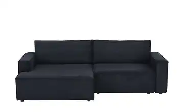 Ecksofa mit Schlaffunktion Capri links Anthrazit