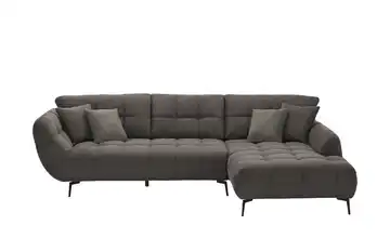 bobb Ecksofa Lazlo rechts Dunkelgrau