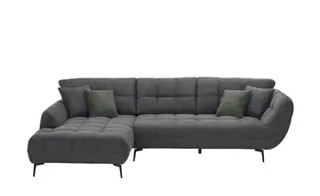 bobb Ecksofa Lazlo links Anthrazit