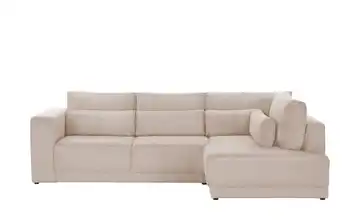 switch Ecksofa Tirana Cordstoff rechts Beige