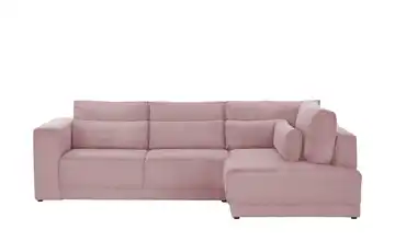 switch Ecksofa Tirana Cordstoff rechts Altrosa