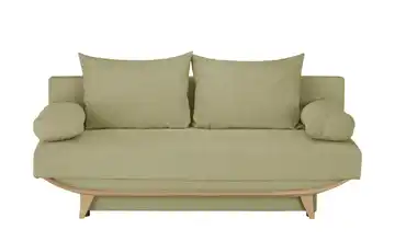 smart Schlafsofa Odesso Cordstoff Grün
