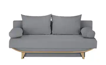 smart Schlafsofa Odesso Cordstoff Grau