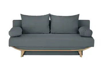 smart Schlafsofa Odesso Cordstoff Anthrazit