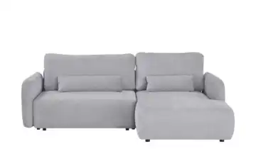 uno Ecksofa Mit Schlaffuktion Mossa Hellgrau rechts