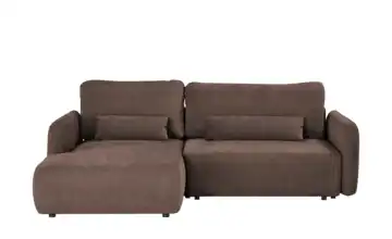 uno Ecksofa Mit Schlaffuktion Mossa Braun links