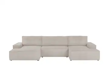 uno Wohnlandschaft mit Schlaffunktion Fjord Beige