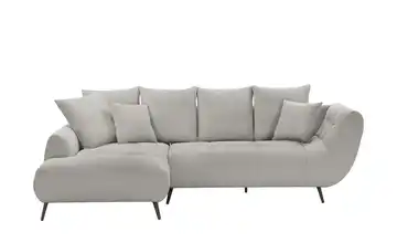 bobb Ecksofa Bellani III Hellgrau Feincord links