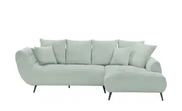 bobb Ecksofa Bellani III Hellblau Feincord rechts
