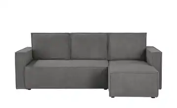 uno Ecksofa mit Schlaffunktion Cleo Grau