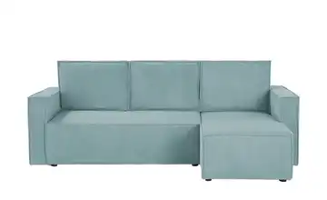 uno Ecksofa mit Schlaffunktion Cleo Blau