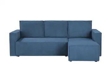 uno Ecksofa mit Schlaffunktion Cleo Dunkelblau