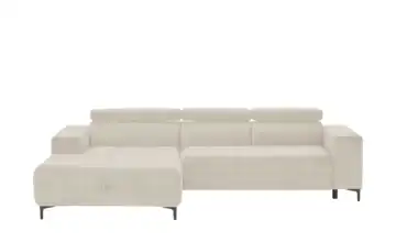 switch Ecksofa aus Mikrofaser Caro Beige Mikrofaser in Samt-Optik links Grundfunktion