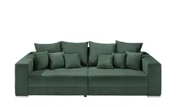 uno Bigsofa aus Cordstoff Ricardo Flaschengrün