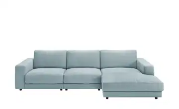 Jette Home Ecksofa Cord Sila rechts Hellblau