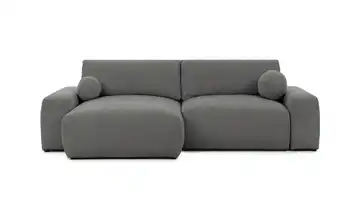 S-STYLE Ecksofa mit Schlaffunktion Puffy links Taupe