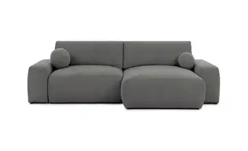 S-STYLE Ecksofa mit Schlaffunktion Puffy rechts Taupe