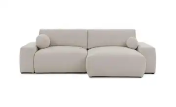 S-STYLE Ecksofa mit Schlaffunktion Puffy rechts Beige