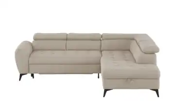switch Ecksofa mit Schlaffunktion Deen rechts Erweiterte Funktion Cappuccino