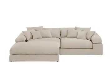 smart Ecksofa Lianea links Beige Feincord