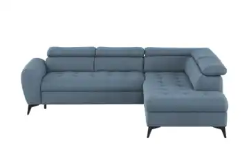 switch Ecksofa mit Schlaffunktion Deen rechts Grundfunktion Blau