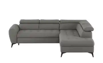 switch Ecksofa mit Schlaffunktion Deen rechts Grundfunktion Grau