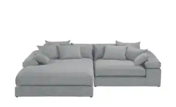 smart Ecksofa Lianea links Grau Flachgewebe