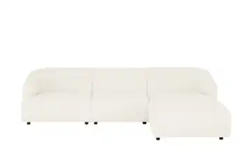 Ecksofa Farina rechts Offwhite